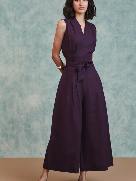Saphed Pants - Saphed linen jumpsuit